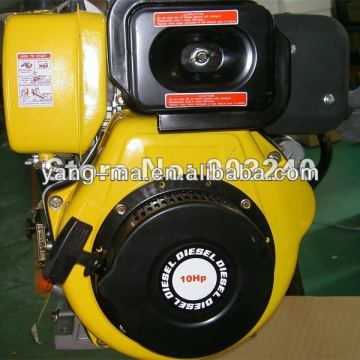 electric start portable 186f 10hps small vertical shaft air cooled chinese diesel engines 10hps