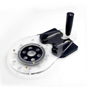 Thick clear acrylic base Universal Router Base