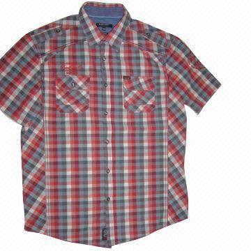 100% Cotton Men's S/S Shirts