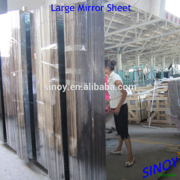 HOT! sliding door mirror, wardrobe door mirror, safety vinal back mirror for wholesale