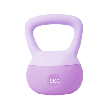 Soft Coated Kettlebells with Iron Sand Padding in Multiple Weights: Perfect for Both Men and Women