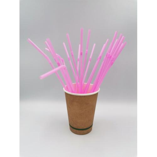 Compostable Flexible PLA Disposable Bendble Drinking Straw