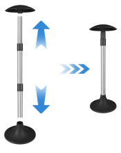 Alastin Marine Accessories Heavy Duty Boat Adjustable System Telescopic Boat Cover Support Pole