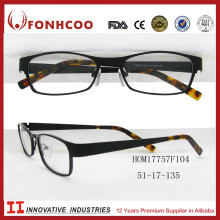 FONHCOO Manufacturer China Rainbow Color Tip Retro Designed Metal Optical Frame