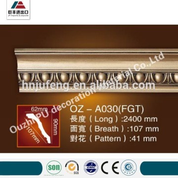 China facroty durable PU chair rail molding