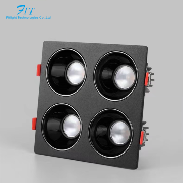 Aluminum Four Head LED Grille Spot Light