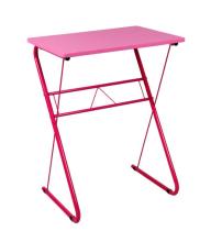 modern pink table corner smart computer desk small size compact computer desk