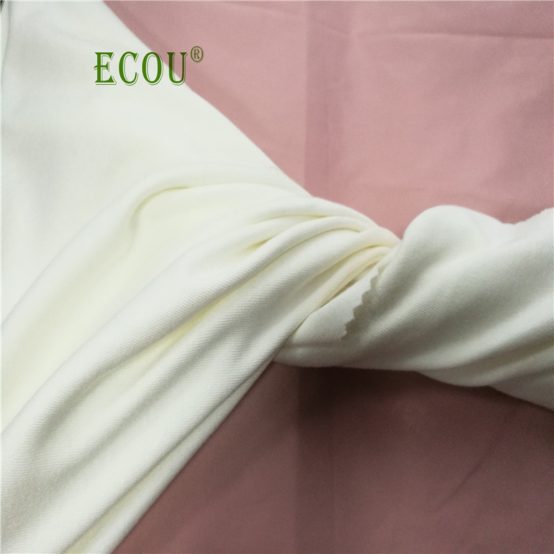 OEM service of 70%bamboo 30%organic cotton 40S interlock fabric for T-shirt