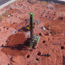 Hard Rock Borehole Crawler Rotary Drilling Rig Machine