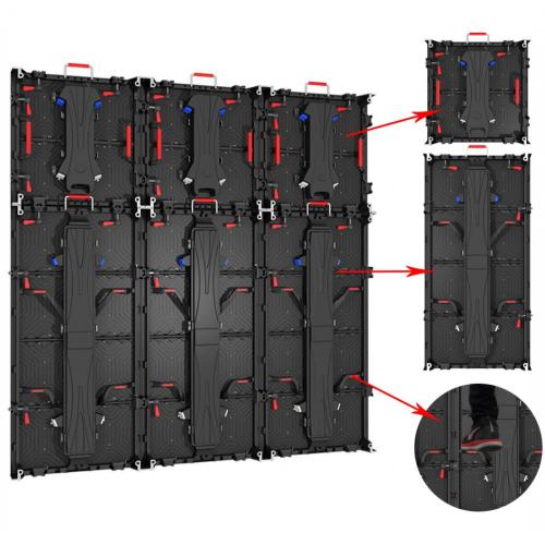 P4.81 Waterproof Outdoor Rental LED Screen Wall 500*1000
