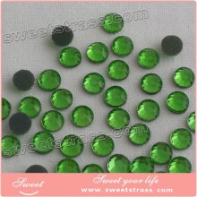 Cheap Korean Big Rhinestones Decorations Green Rhinestones SS34