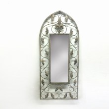 Prático Antique Metal Mirror Craft para decoração de parede