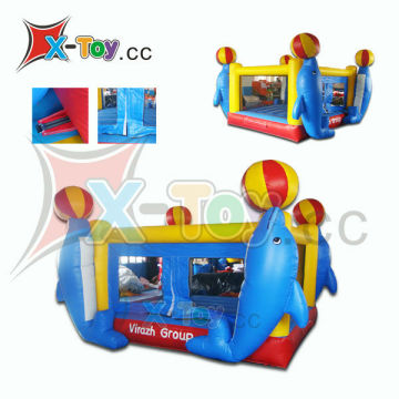 15ft Inflatable Dolphin Bouncy Jump