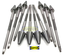 Cemented carbide pump plungers restriction valve stem