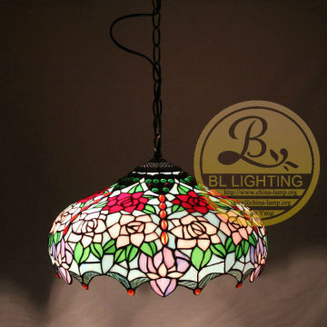 Antique pendant tiffany lamp for hotel,tiffany pendant lamp,handmade pendant tiffany lamp for office