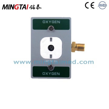 Metal medical gas terminal air connector