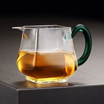 Jinyuan Tea Line Handmade Glass Tea Dish