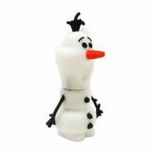 Cartoon Style Promotional USB Flash Drive with 1 to 32GB Memory Capacity, Free Sample and Package
