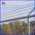 Black Powder Coated Chain Link Fencing Basketball Court