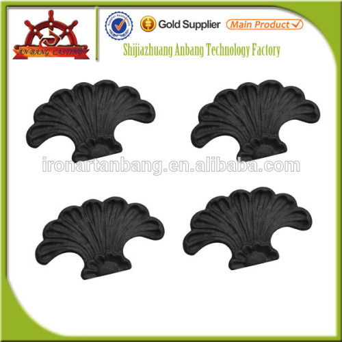 Wrought iron leaves and flower,ornamental iron leaves 4189