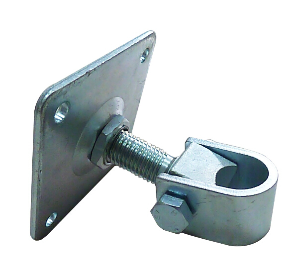 Zinc plated gate rotating hinge for heavy duty swing gate
