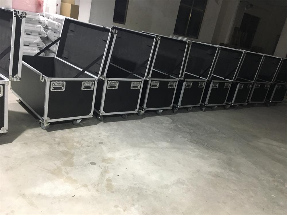 Professional Wholesale Cable Trunk Road Trunk Flight Case Utility Case Trade Show Storage Trunk flight case with Casters