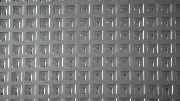 galvanized square hole perforated metal