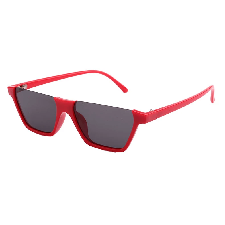 Plastic Stock Half Frame Women Sunglasses