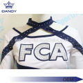 Seragam Cheerleading Biru Navy Kanggo Bocah-bocah