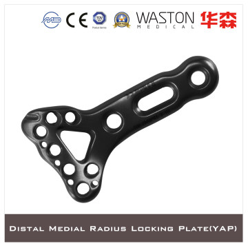 Titanium Distal Medial Radius Loc Plate (YAP) with Available Combined or Multi-Angle Hole