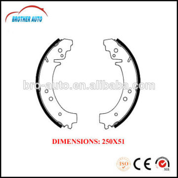 Durable good quality semimetal OEM 4263843 auto brake shoe for Peugeot Platform ym brake shoe