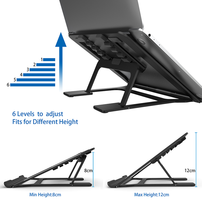 Adjustable Laptop Stand,Ventilated Portable Ergonomic