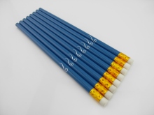 sketch wooden pencil with erasers