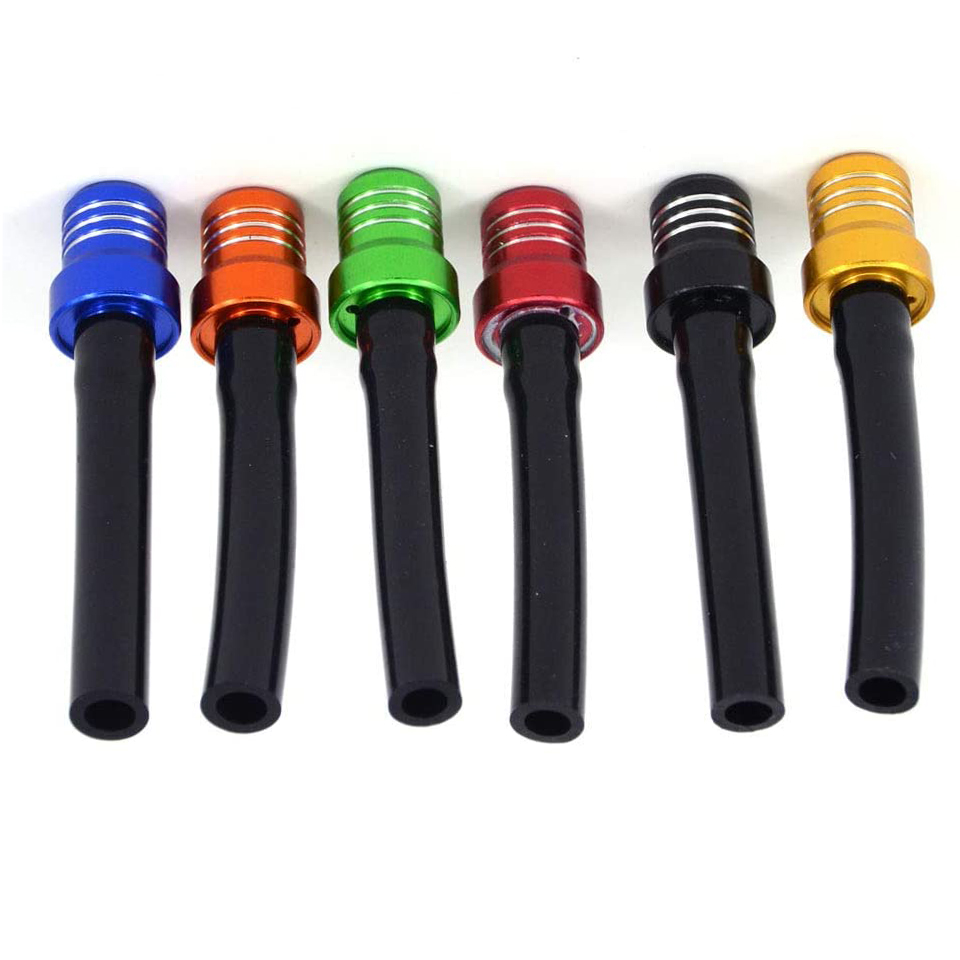 Breather Hose Gas Fuel Tank Cap Vent Hose Tube CNC Universal For Pit Dirt Bike Motorcycle Aluminum Fuel 6pcs Colorful