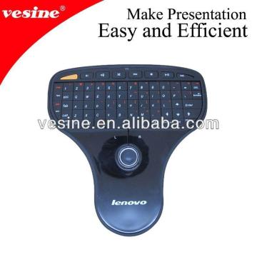 Lenovo 2.4GHz wireless keyboard mini keyboard with trackball