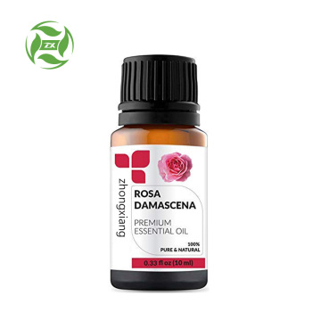 Aceite de damascena rosa orgánico natural de primera calidad superior