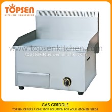 Stainless steel gas griddle , gas griddle for restaurant kitchen