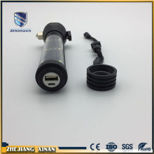 waterproof tactical led usb charge flashlight