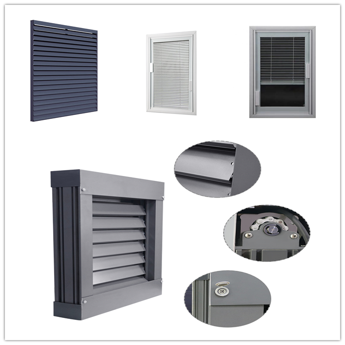 Aluminium Adjustable Louver Window And Door Oem Design, High Quality ...