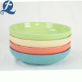 Walmart Wholesale restaurant salad round ceramic fruit plate