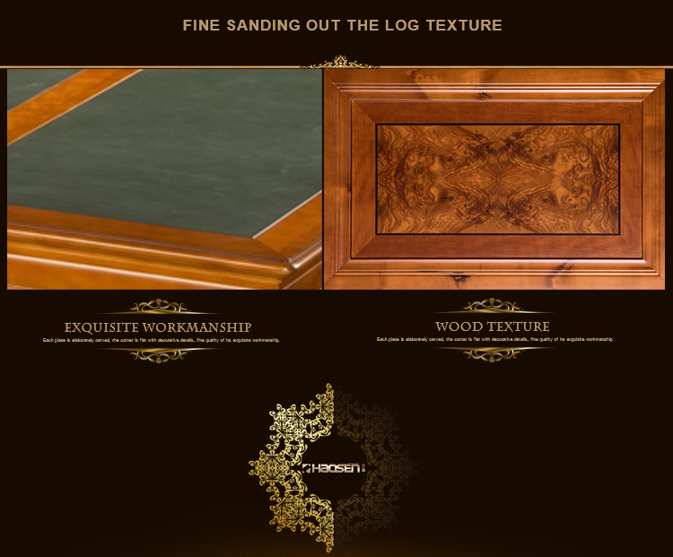 Haosen Rafflo 0818L wood luxury file distressed cabinet wood vertical file cabinet