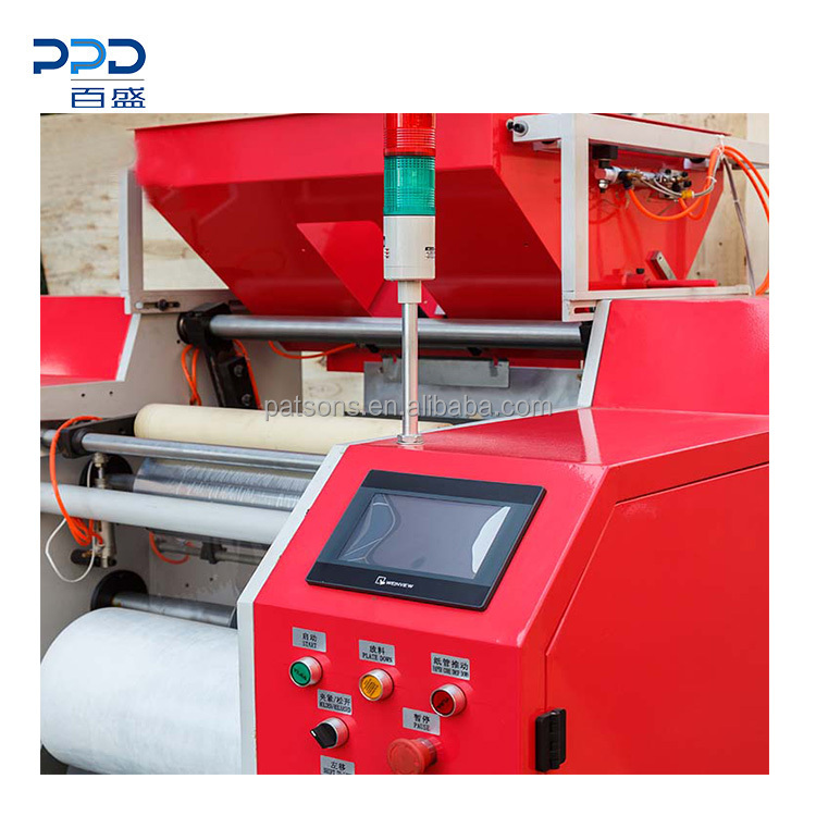 Hot sale automatic stretch film rewinding machine for 18kg roll