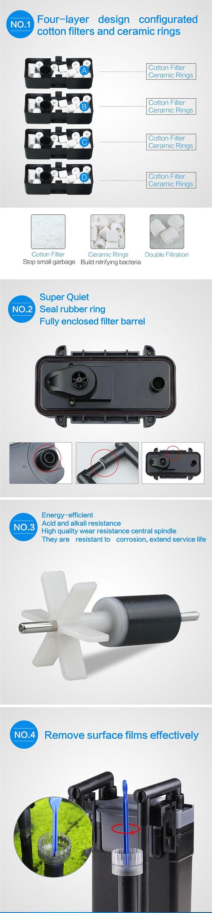 Sunsun छोटे स्पंज एक्वेरियम सामान फ़िल्टर पर लटकाते हैं