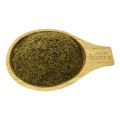 Corte de bolsita de té de hierbas de alfalfa orgánica