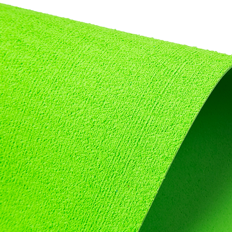 factory direct grass green furry flocking colorful non toxic eva craft foam sheet