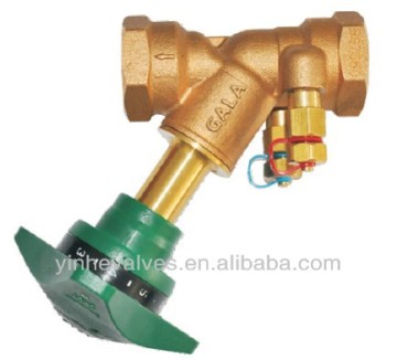 fixed orifice double regulating valve
