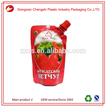 Special Shape Plastic Fruit Juice Bag With Spout,Standing Spout Bag For Juice,Tomato Juice Spout Bag/liquid Spout Bag