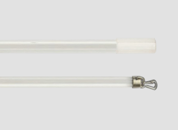 Curtain acrylic draw Curtain Rods