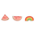 Kawaii Summer Watermelon Flat back Resina Cabochon Scrapbooking Custodia per telefono fai da te Decorazione Abbellimenti Accessori