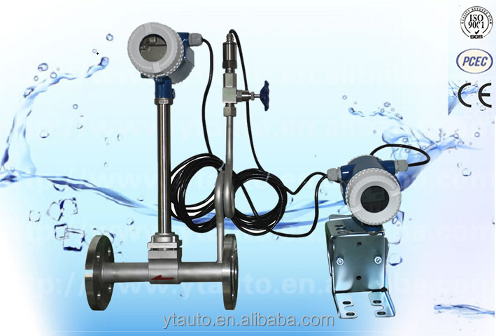 LUGB series Reliable measurement steam flow meter, vortex flowmeter, compressed air flow meter